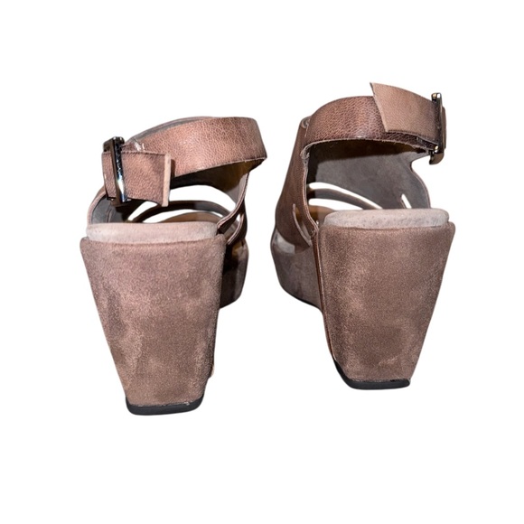 ANTELOPE LEATHER SUEDE WEDGES WOMEN’S Shoes size 36 6 - Picture 12 of 17